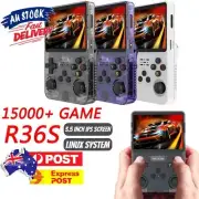 R36S Retro Handheld Game Console 64GB/128GB 15000+ Games Retro Handheld Games