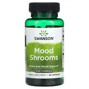 Swanson, Mood Shrooms, 60 Capsules