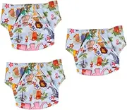 Alasum 3 Pcs Baby Training Underwear Pee Training Pants Underwear Infant Training Pants Baby Washable Pocket Nappy Baby Training Panties Training Diapers Diaper Pocket Toddler Adjustable