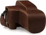MegaGear Ever Ready Leather Camera Case Compatible with Nikon Coolpix P950