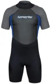 2.5mm Men's Hyperflex ACCESS Back-Zip Springsuit - Black/Blue