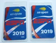 ESPN US Open 2019 Tennis Backstage Pass Laminate D31