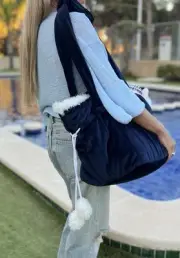 Dog Carrier Warm Bag Pet Purse Medium Size Puppy Plush Tote Free Shipping
