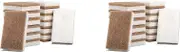32PCS Biodegradable Compostable Cellulose Kitchen Sponges Coconut Scrubber - Eco Friendly Sponge for Dishes Cleaning