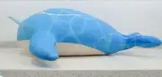 Genshin Impact Whale Pillow Plush Big Doll Soft Stuffed Cushion Toy