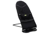 Vee Bee Baby Minder Classic Cushioned Rocker Bouncer for Infant Seat Chair Black