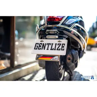 【GENTLIZE】 Vespa 專用 國旗系列 牌照板 德國款