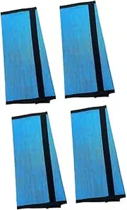 ＫＬＫＣＭＳ 4 Pieces Horse Fly Boots Horse Leg Wraps Professional Equestrian Equipment Portable Horse Boots Horse Leg Guards for Sports, Blue