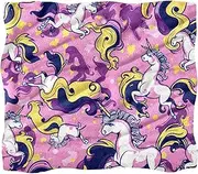 Soft Throw Blanket,Couch Throw Blanket,Unicorns Clouds Rainbow Love,59x78.7 in
