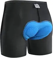 [Jueshanzj] Cycling clothes mens, cycling briefs men, men’s bicycle, breathable and quick-drying silicone cushion, long shorts