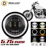 4D Projector 80W 5.75 inch 5-3/4 Motorcycle LED Headlight Halo DRL Hi/Lo Beam (for: Suzuki)