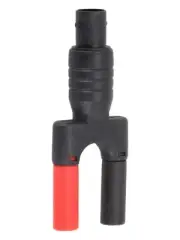 Female to Dual Line Banana Plug Adapter Solid Contact for Accurate Readings