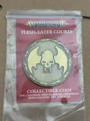 Warhammer Flesh Eater Courts Vampire Limited Edition Collectible Coin NEW OOP