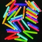 100 Pcs Mini Glow Sticks Assorted Colors, Bulk Mini Glow in the Dark Sticks