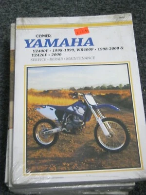 Yamaha YZ400F YZ426F WR400 Dirt Bike Motocross Service Repair Manual Clymer M491