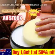 Leader Cleaning and Care Cream, Cleaning Paste for Leather Care Wax 330g AU