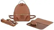 Leather Diaper Backpack for Everyday use - Travel Backpack - Large Capacity Nappy Bag with Stroller Strap - Adjustable Shoulder Straps