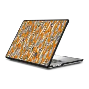 MacBook Pro 16-inch (M1 - M4) Impact Case joyful feathers orange macbook