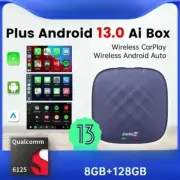 Android 13 Auto Wireless CarPlay AI TV Box 8-Core Split Screen Wireless CarPlay