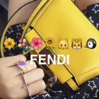 在飛比找Yahoo!奇摩拍賣優惠-Fendi 8M0355 限量 Micro Peek-a-B