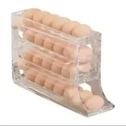 Household automatic rolling egg storage box kitchen refrigerator side door egg