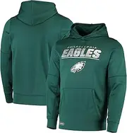 Outerstuff NFL Kids Youth 8-20 Official Team Color Stated Football Game Performance Primary Logo Pullover Hoodie