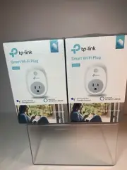 2-BRAND NEW TP-Link HS100 Smart Wi-Fi Plug Amazon Alexa or Google Home Assistant