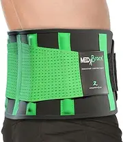 Back Support Brace, Lower Lumbar Belt MEDiBrace (Medical Grade) Pain & Discomfort Relief from Sciatica, Backache, Slipped Disc, Hernia, Spinal Stenosis, Spine Injury Prevention | Posture Corset