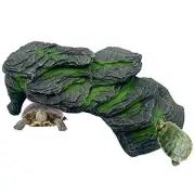 Resin Turtle Basking Platform,Turtles Rock Dock Climbing Ramp Cave Hideout