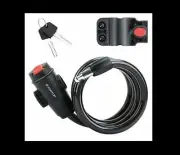 FORTOP Bike Anti Theft Coiled Cable Lock, Multiple Security Levels of Bicycle