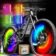 Bike Wheel Lights Rechargeable(2pack), Bike Spoke Lights Weatherproof, Adults Kids Bike Lights for Wheels 7-Color Variable, Motion Sensor,Fit All Wheel Sizes of Bike,Toddler Balance Bicycle, E-Bike