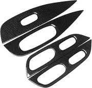 Toggle Switch Car Door and Window Glass Lifting Switch Cover Trim Sticker Accessories for X-Trail T32 Rogue 2014-2020