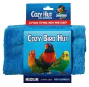 Cheeky Bird Cozy Hut Hammock Medium 24x14x17cm B0701 Assorted Colour Blue or Gre