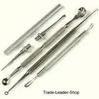 4-Facial Care Set comedone extractors blackheads Remover NATRA Germany
