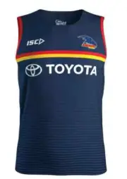Adelaide Crows AFL Navy Training Singlet Sizes S-5XL BNWT