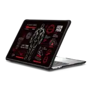 MacBook Air 13-inch (M2 - M4) Impact Case Blue Print Tech Laptop Case
