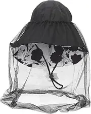 Kisangel Mesh Hat Sun Hat Grey Protective Beekeeping Cover for Outdoor Activities