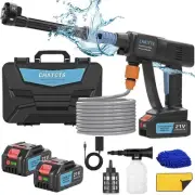 Portable Cordless Pressure Washer, 980PSI Cordless Car Pressure Washer with 2...