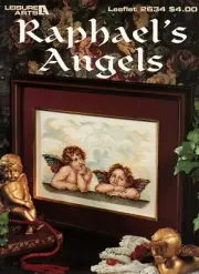 Raphael's Angels Counted Cross Stitch Leisure Arts Leaflet 2634 NOS