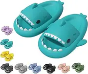 [Kjsokoy] Sharkclas Chancletas Kids, Shark Slippers for Kids Boys Girls Toddlers Cloud Shower Slippers Summer Non-Slip Thick Sole Beach Pool shoes