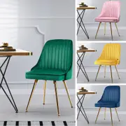 Artiss Dining Chairs Velvet Upholstered Chairs Sets of 2