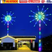 Bluetooth Smart Fireworks LED Light Starburst Christmas Garden Night Lamp Decor◦