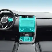 Car Interior Film Dashboard Piano Board Shift Center Console Anti-Scratch Transparent TPU Protection Film Accessories，For Jaguar E-PACE 22-2024 (GPS navigation film)
