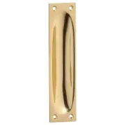Sliding Door Flush Pull, Polished Brass