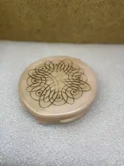 Vtg Revlon Love Pat SUNTAN Powder Compact Creamy Peach & Gold Unused N80