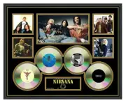 NIRVANA KURT COBAIN IN UTERO SIGNED LIMITED EDITION FRAMED MEMORABILIA