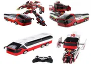 MZ Transforming Toy Bus 2372P RC IR Remote Control Robot Car Race Racing Robot