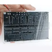 6 bit Electronic Clock Kit for Teaching and Training DIY Soldering Parts
