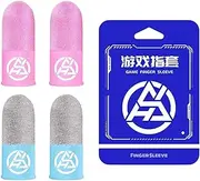 Genérico Finger Case: Anti Sweat Finger Protector Features Highly Sensitive Conductive Material On Thumbs | Finger Sleeves Are Suitable