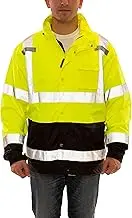 TINGLEY Men's High Visibility Jacket with Attached Hood